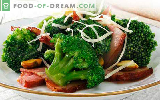 Sałatka z brokułów - pięć najlepszych przepisów. Jak prawidłowo i smacznie ugotować sałatkę z brokułów.