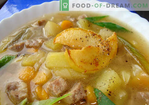Zupa wieprzowa - najlepsze przepisy. Jak prawidłowo i smacznie gotować zupę w bulionie wieprzowym.