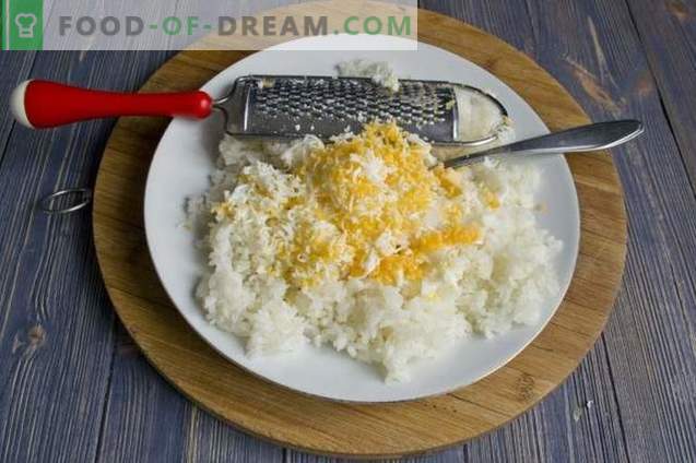 Paszteciki z ryżem i jajkiem w piekarniku