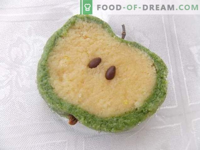 Green Apple Shortbread Cookies