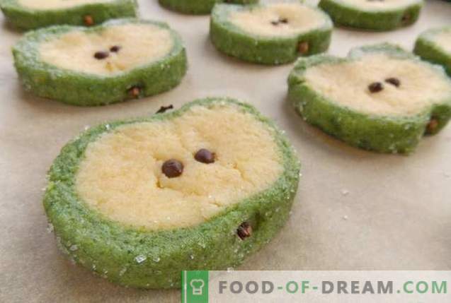 Green Apple Shortbread Cookies
