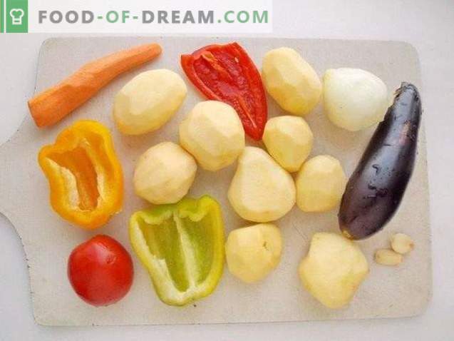 Smażone ziemniaki z warzywami