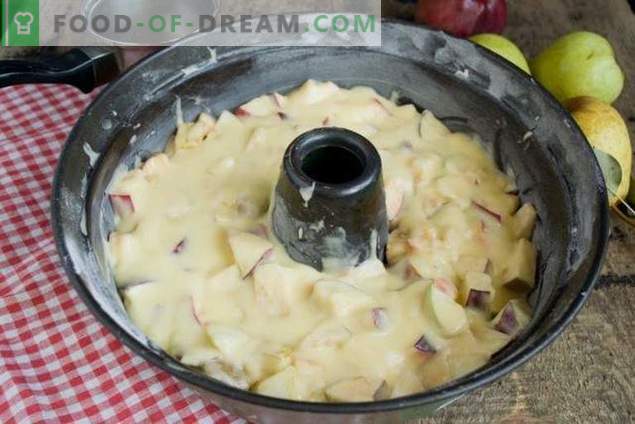 Ciasto z gruszkami i jabłkami - jesienny deser herbaciany