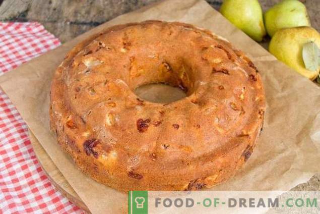 Ciasto z gruszkami i jabłkami - jesienny deser herbaciany