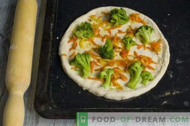 Lean pizza z brokułami i tofu