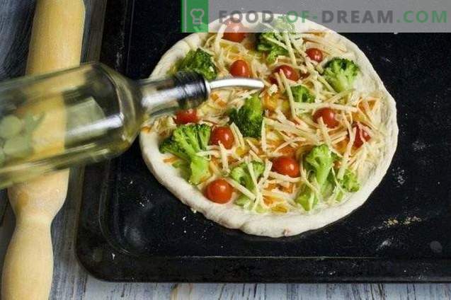 Lean pizza z brokułami i tofu