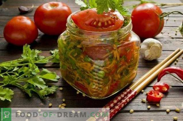 Koreańskie szybkie marynowane pomidory