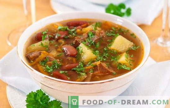 Zupa z fasolą i mięsem: jak gotować pyszną zupę fasolową? Proste przepisy na zupę z fasolą i mięsem