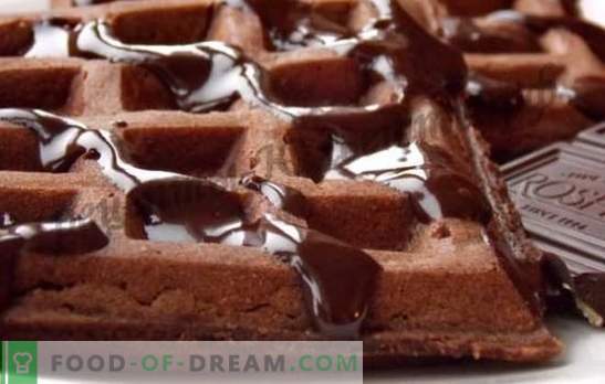 Wafle czekoladowe - przepisy zapomnianego przysmaku. Jak zrobić pachnące gofry czekoladowe