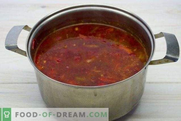 Vegetarischer Borschtsch - Rote-Bete-Suppe
