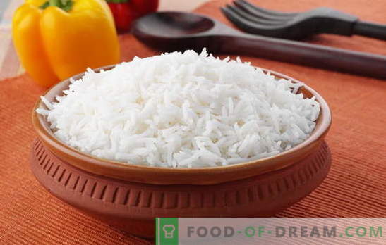 Jak gotować ryż, aby był kruchy. Przepisy z luźnego ryżu, sekret gotowania ryżu, tak że był kruchy