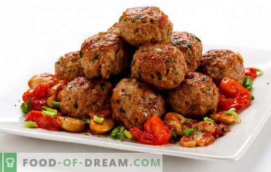 Ground beef patties are a simple dish. Recipes for juicy beef mince patties: classic, etc.
