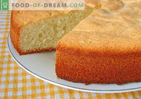 Ciasto gąbczaste - najlepsze przepisy. Jak prawidłowo i smacznie gotować ciasto biszkoptowe.