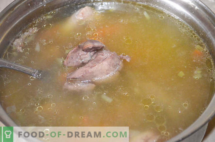 Zupa z podrobami z kurczaka lub jak ugotować zupę Gleb Zheglov - przepis