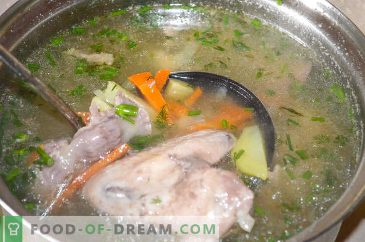 Zupa z podrobami z kurczaka lub jak ugotować zupę Gleb Zheglov - przepis