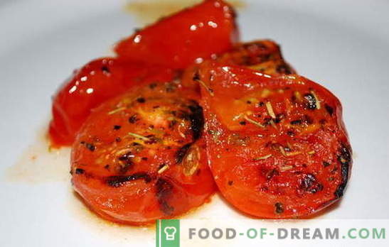 Duszone pomidory - możesz przygotować się na zimę! Różne opcje dań, dania z pomidorów duszonych z drobiem, mięsem itp.