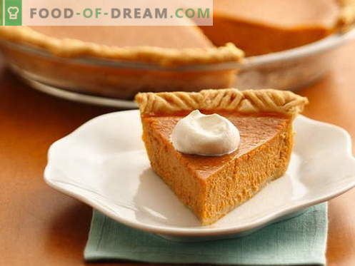 Pumpkin Pie - najlepsze przepisy. Jak prawidłowo i smacznie ugotować ciasto z dyni.