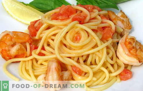 Shrimp paste - de beste recepten. Hoe goed en smakelijk pasta koken met garnalen.