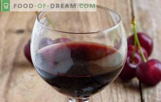 Wino wiśniowe w domu: główne punkty gotowania wina. Przepisy na wina z wiśni domowej roboty