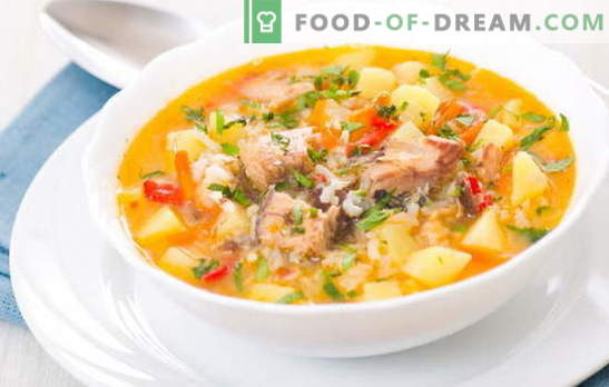 Zupa rybna z ryżem jest lekkim, aromatycznym pierwszym daniem na lunch. Najlepsze przepisy na gotowanie zupy rybnej z ryżem