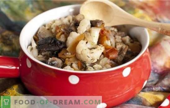 Kalafior z grzybami - bukiet smaku! Przepisy na różne dania kalafiorowe z grzybami na patelnię i piekarnik