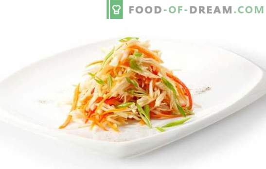 Sałatka z koreańskiej marchwi i papryki to gra kolorów! Przepis na sałatki z koreańską marchewką i papryką: mięso, grzyb