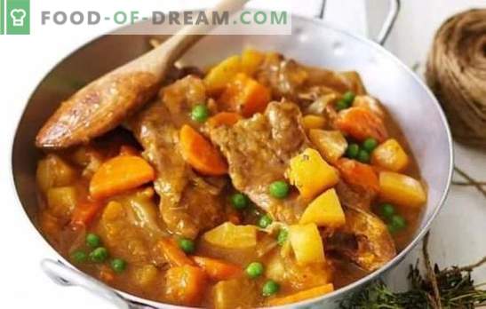 Khashlama z ziemniakami - obfite danie orientalne. Przepisy Hashlama z ziemniakami i wołowiną, jagnięciną, kurczakiem i wieprzowiną