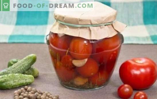 Pomidory w puszkach na zimę: pyszne przechowywanie. Przepisy na pomidory w puszkach na zimę