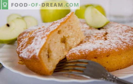 Mannik z jabłkami - ciasto z beztroskiego dzieciństwa! Przepisy na mannicę z jabłkami: na jogurt, śmietanę, mleko, wodę, twaróg