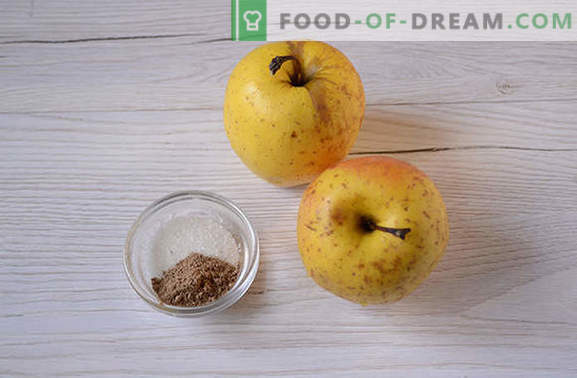 Jabłka w piekarniku z cukrem - przydatne i proste danie na deser. Jak upiec jabłka w piekarniku z cukrem: szczegółowy przepis autora ze zdjęciami