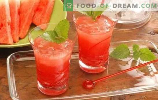 Koktajle Watermelon - orzeźwiające napoje na przyjęcia i relaks. Przepisy na bezalkoholowe i alkoholowe koktajle arbuzowe