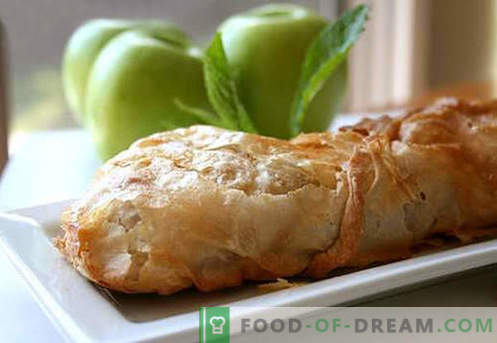 Strudel jabłkowy - najlepsze przepisy. Jak prawidłowo i smacznie gotować strudel z jabłkami.