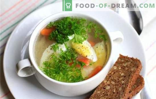 Zupa z kurczaka z jajkiem - danie nastrój i zdrowie! Różne przepisy na zupy z kurczaka z jajkami i warzywami, grzybami, płatkami zbożowymi