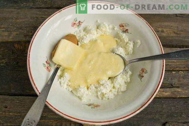 Wielkanocny twaróg ze skondensowanym mlekiem i masłem orzechowym