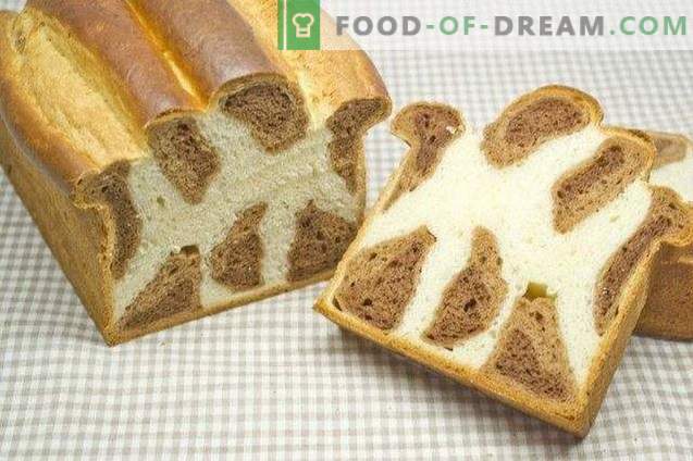 Leopard brioche - słodki chleb na Boże Narodzenie