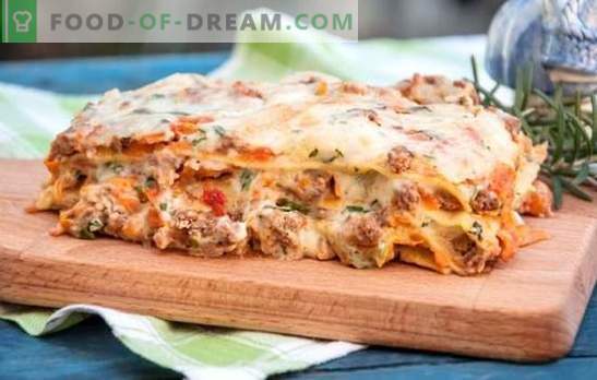 Lasagne z sosem beszamelowym - włoska zapiekanka! Przepisy na lasagne z sosem beszamelowym i mięsem mielonym, pieczarkami, pomidorami, szynką