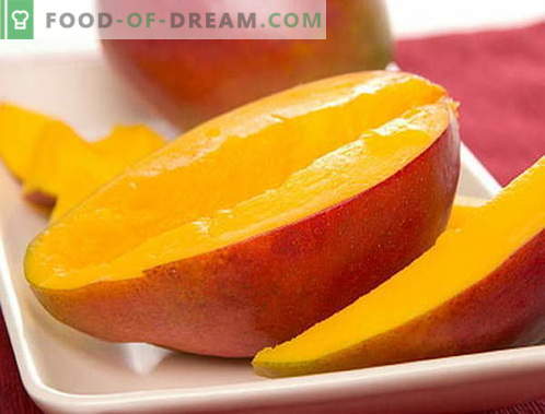 Mango - opis, przydatne właściwości, użyj w gotowaniu. Przepisy z mango.