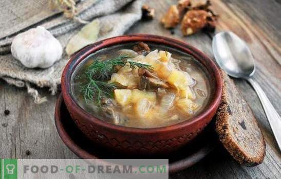 Супа од Пост - за постот и исхраната се добри! Најдобри традиционални и оригинални рецепти за супа од месо без месо и животински масти