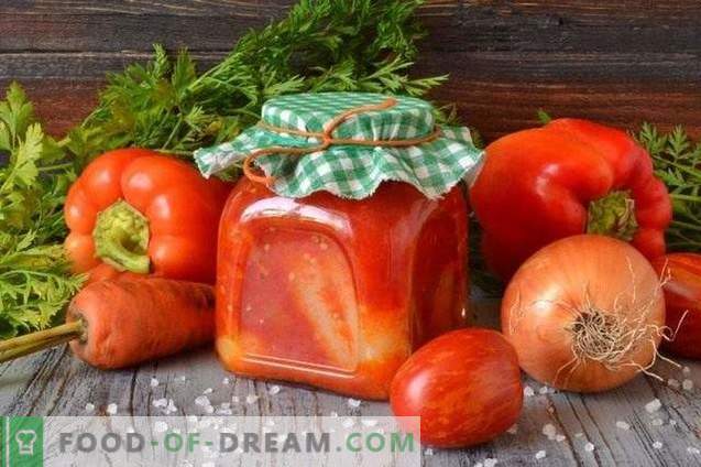 Nadziewane papryki w sosie pomidorowym na zimę