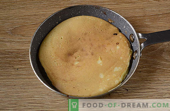 Pancakes con farina di mais: un bel dessert lussureggiante su kefir. Come cucinare le frittelle di mais: passo dopo passo la foto-ricetta