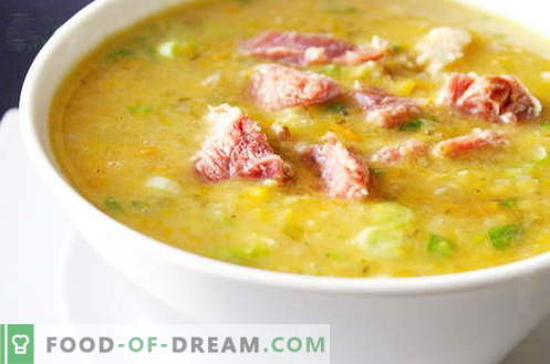 Zupa grochowa - najlepsze przepisy. Jak prawidłowo i smacznie gotować grochówkę.
