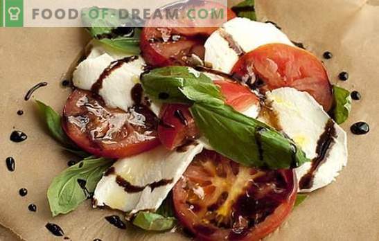 Mozzarella z pomidorami - włoska bajka się spełnia. Używamy mozzarelli z pomidorami na różne sposoby i ... cieszymy się!