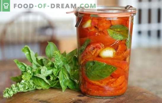 Pomidory z octem zimowym: 8 sprawdzonych receptur. Jak zebrać pomidory z octem na zimę