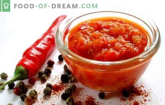 Adjika bez pomidorów na zimę - doskonały sos dla poszukiwaczy wrażeń! Jak najlepiej gotować adżika bez pomidorów na zimę?