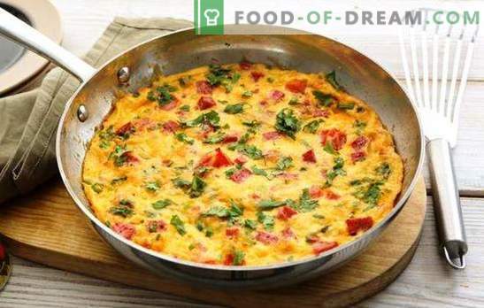 Omlet z szynką - obfite, smaczne śniadanie w pośpiechu. Najlepsze przepisy na omlet z szynką, serem, warzywami, przyprawami