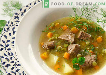 Zupy z mięsem - najlepsze przepisy. Jak prawidłowo i smacznie gotować zupy z mięsem.