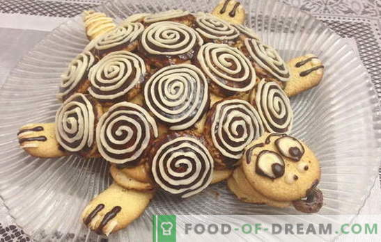 Ciasto „Żółw” ze śmietaną - nieopisana czułość! Przepisy na ciasto z żółwia ze śmietaną i różnymi dodatkami