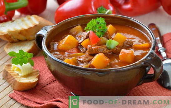 Węgierska zupa - niezwykła, ale smaczna! Różne przepisy węgierskich zup: z wołowiną, rybą, fasolą, szpinakiem, wiśnią