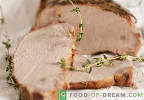 Домашно свинско - най-добрите рецепти. Как да правилно и вкусно варени свинско месо в домашни условия.