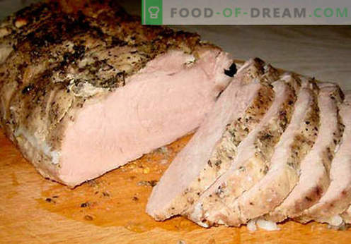 Домашно свинско - най-добрите рецепти. Как да правилно и вкусно варени свинско месо в домашни условия.